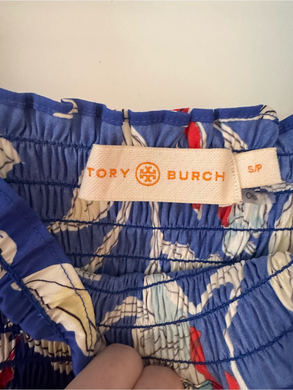 Tory Burch Smocked Painted Roses Dress- Collector’s Item (s) - Picture 10 of 11